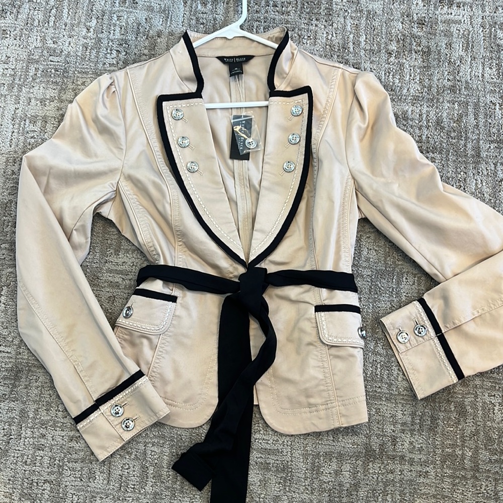White House Black Market Military Jacket NWT